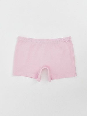 LC Waikiki Kız Çocuk Boxer Pamuklu Lastikli 4 - 5 Yaş Pembe Renk Konforlu Günlük Kullanım