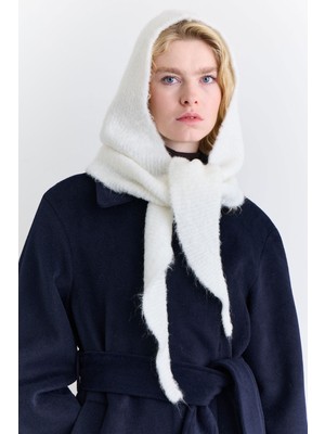 Manuka Soft Dokulu Bağlamalı Başlık Ekru