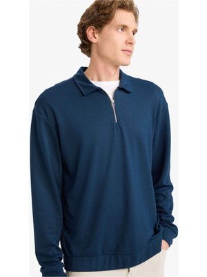 DeFacto Regular Fit Fermuarlı Sweatshirt G7492AX25AU