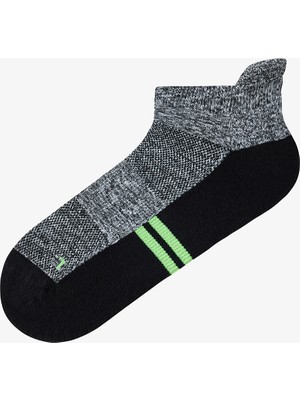 Penti Erkek Aktif Havlu Siyah Gri Patik Çorap