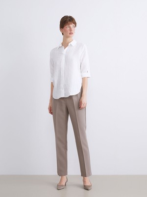 Lc Waikiki Yeni Sezon Yüksek Bel Cigarette Kadın Pileli Pantolon