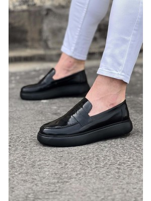 K&A Kömür Rugan Erkek Casual Ayakkabı