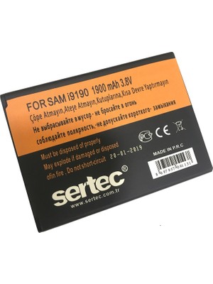 Epilons Samsung GALAXY S4 MINI i9190 / J1 2016 Uyumlu Batarya