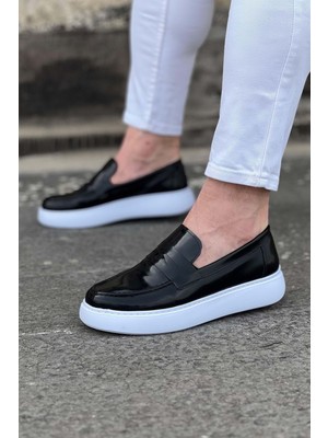 K&A Siyah Rugan Erkek Casual Ayakkabı