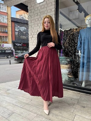 K&A Kraş Etek Bordo