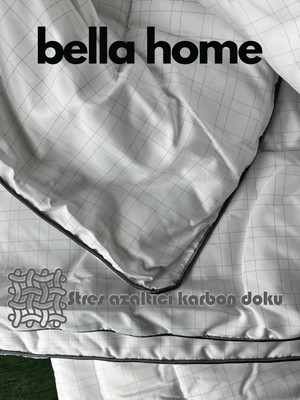Bella Home Tek Kişilik Antistress Yorgan - 155X215 cm - Orijinal Keten Çantalı