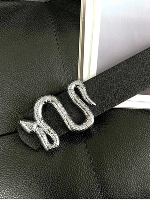 Fiori Yılan Tokalı Kadın Pantolon Kemeri, Ceket Kemeri, Elbise Kemeri, Gömlek Kemeri