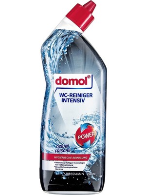 Domol Tuvalet Temizleyici Jel, Ekstra Güçlü Okyanus Kokulu, Yoğun Kıvam 750 ml