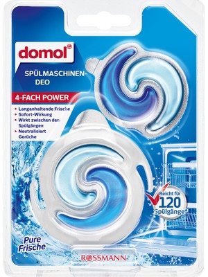Domol Bulaşık Makinası Kokusu Saf Tazelik 120 Yıkama 2x6 ml