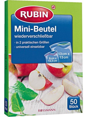 Rubin Buzdolabı Poşeti 50 Adet İki Farklı Büyüklük