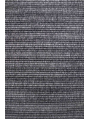 Foneks Halı Sisal Hav Toz Vermez Kaymaz Tabanlı Ince Halı SL02 Antrasit 120X180 cm