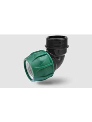 K&A Poelsan Siyah 20X1/2 Erkek Dirsek