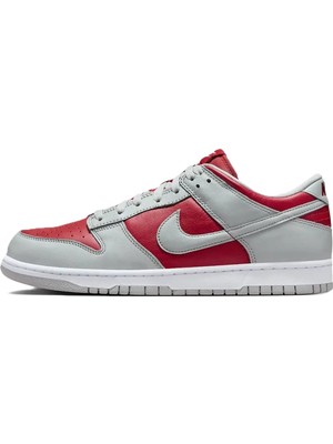 Nike Dunk Low Qs Leather Mens Sneaker Hakiki Deri Erkek Günlük Spor Ayakkabı Bordo