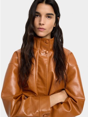 Parfois Cepli Deri Efektli Ceket