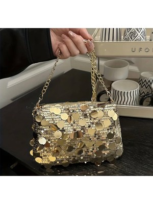 Bacoss Büyük Payetli Omuz Çantası ( BC-1268 )