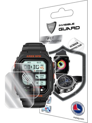 IPG Zeblaze Ares Gps Watch ile Uyumlu Hydrogel Ekran Koruyucu (2 Adet)