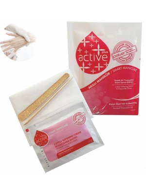 Active Tek Kullanımlık Kişiye Özel Hijyenik Susuz Manikür Seti 50 Adet'li Paket