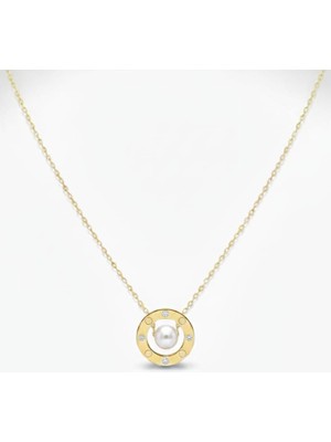 925 Ayar Papatya Silver Altın Modeli Kolye.rose.gold.rodaj