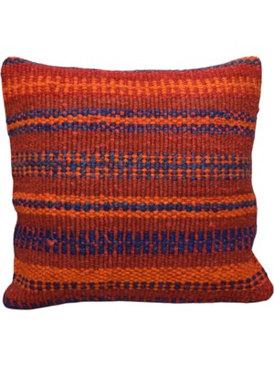 Kilim Antik El Dokuma Dekoratif Kilim Kırlent Yastık Kılıfı 1192 - Yeni - Çok Renkli