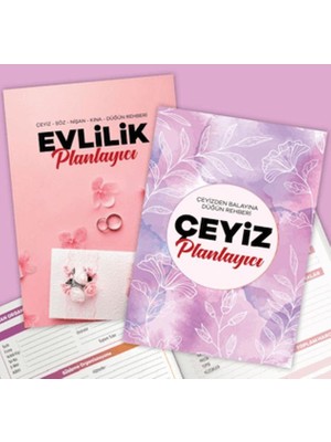Binbir Göz Kitap Düğün Planlama Seti - Çeyizden Düğüne