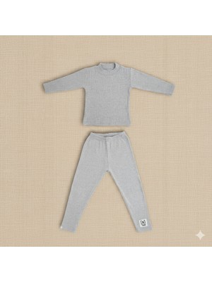 Fam Küçük Kahraman Unisex 2’li Şardonlu Çocuk Alt-Üst Takım – Okul, Ev ve Dış Mekan Kullanımına Uygun, Kış ve Mevsim Geçişlerinde Konforlu,