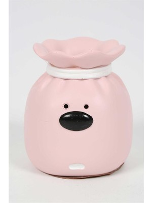 Vitale Polyester Pembe Çuval Kalemlik 9X9X10 cm AK.KZ0031