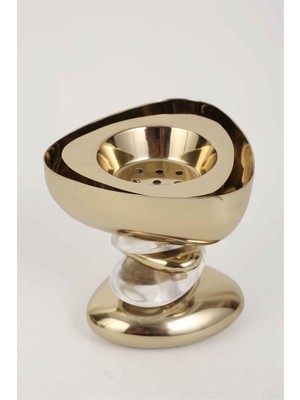 Vitale Volkan Gold Derin Kase 10*10*11 cm MTFK.0196