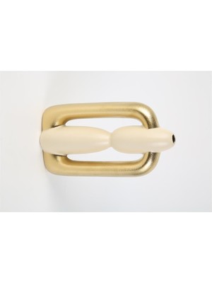 Vitale Krem Büyük Seramik Vazo 13*6*26 cm AK.LA0038