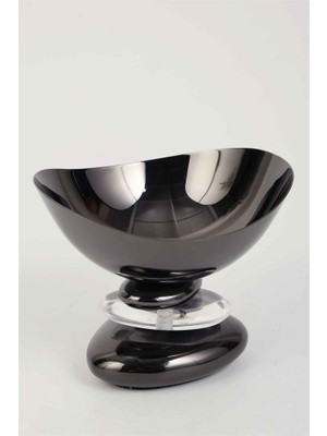 Vitale Volkan Siyah Çerez Kasesi 13*12*10 cm MTFK.0170