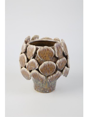 Vitale Seramik Mantar Vazo 19*19*21 cm AK.LB0004