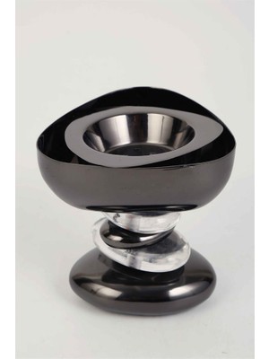 Vitale Volkan Siyah Derin Kase 10*10*11 cm MTFK.0177