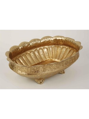 Vitale Gold Etnik Dekoratif Kase 31*40*15 cm AK.KV0325