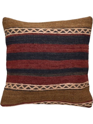 Kilim Antik El Dokuma Dekoratif Kilim Kırlent Yastık Kılıfı 1222 - Yeni - Çok Renkli