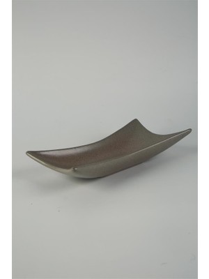 Vitale Kayık Tabak Koyu Gri AK.NRH0204