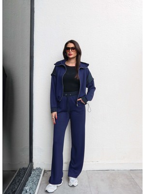 Esra Helvacı Paraşüt Detay Modal Eşofman Takım