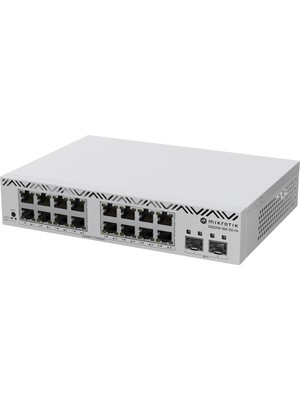 Mikrotik CSS318-16G-2S+IN Yönetilen Ağ Anahtarı, 16 Gigabit Ethernet Bağlantı Noktası, 2 Sfp+ Bağlantı Noktası