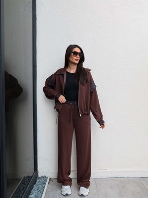 Esra Helvacı Paraşüt Detay Modal Eşofman Takım