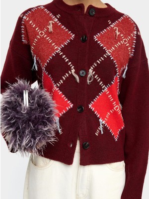 Parfois Desenli Örgü Hırka