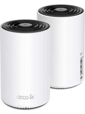 Tp-Link Deco XE75 AXE5400 Üç Bantlı Wifi 6e Mesh Sistemi - 5500 Sq.ft'ye Kadar Alanı Kapsar, Wifi Yönlendirici ve Genişleticinin Yerine Geçer, Yapay Zeka Odaklı Mesh, 6 Ghz Bant, 2'li Paket