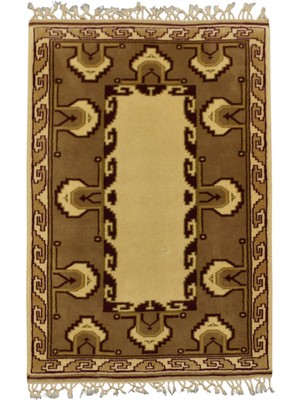 Kilim Antik El Dokuma Milas Yün Halı 0746 - Yeni - Çok Renkli