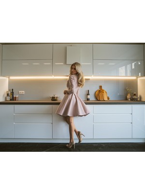 Zonlight Beyaz Günışığı Mutfak Dolabı ve Tezgah Altı LED Şerit Profil Aydınlatma Fişli Anahtarlı