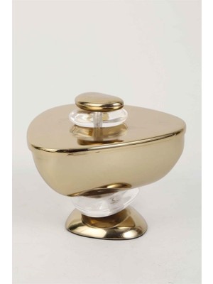 Vitale Volkan Gold Şekerlik 10*10*12 cm MTFK.0197