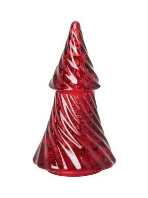 Hutschenreuther Christmas Love 11CM Cam Figür Ağaç-Kırmızı