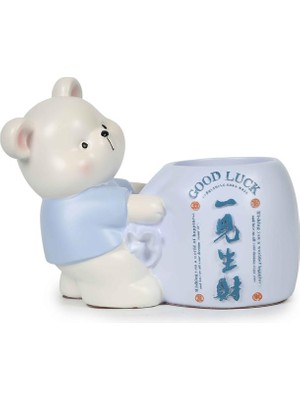 Vitale Polyester Ayıcık Kalemlik 19X25 cm AK.KZ0019