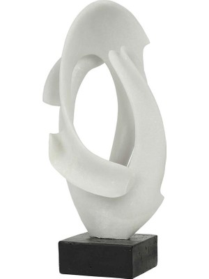 Vitale Polyester Siyah Taban Soyut Dekor 20*20 cm AK.ID0163