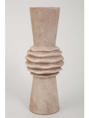 Vitale Lidya Terakota Burgulu Vazo 13*13*35.5 cm AK.KK0004