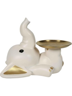 Vitale Polyester Bej Tepsili Fil 22CM AK.KZ0042