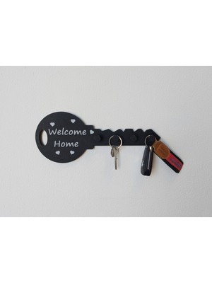 Antilop Welcome Home Anahtar Şeklinde Duvar Anahtarlığı – 3D Baskı Dekoratif Anahtarlık Askısı