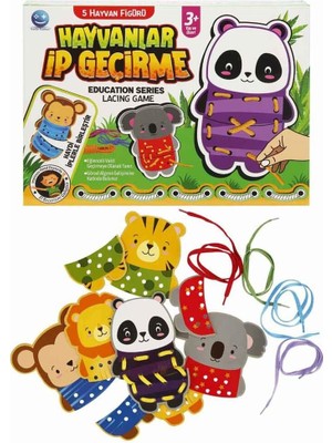 Sinerjim OYUN HAYVANLAR İP GEÇİRME 5FGR