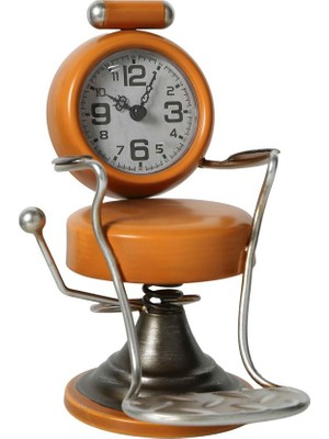 Vitale Sarı Koltuk Masa Saati 14*17*21 cm AK.KN0005